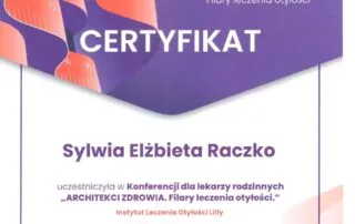 certyfikat S.R. Architekci Zdrowia